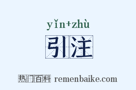 引注是什么意思的图片